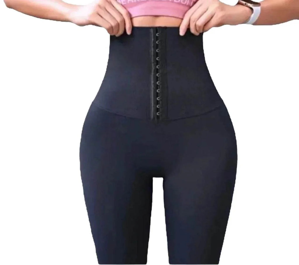 Colanți Modelatori cu Corset în Talie | Colanți Push Up pentru Sport și Purtare Zilnică