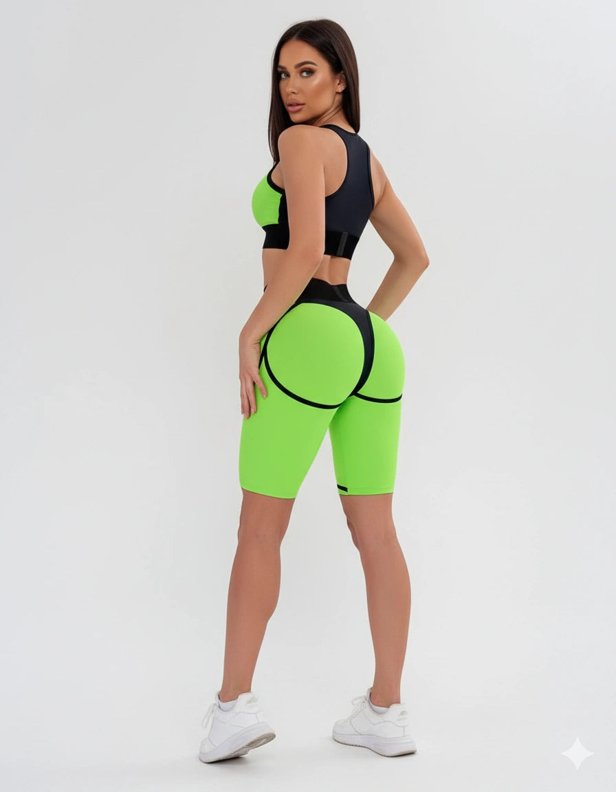 Compleu Fitness Verde Neon