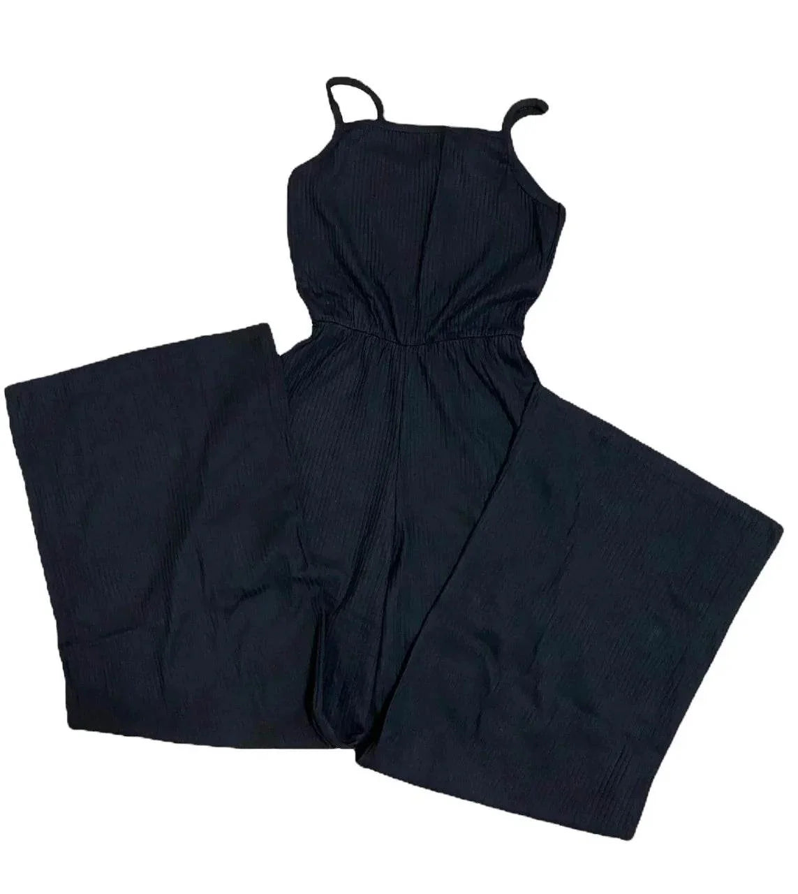 Salopetă din Bumbac cu Pantaloni 3/4 | Salopetă de Vară Fără Mâneci Evazată